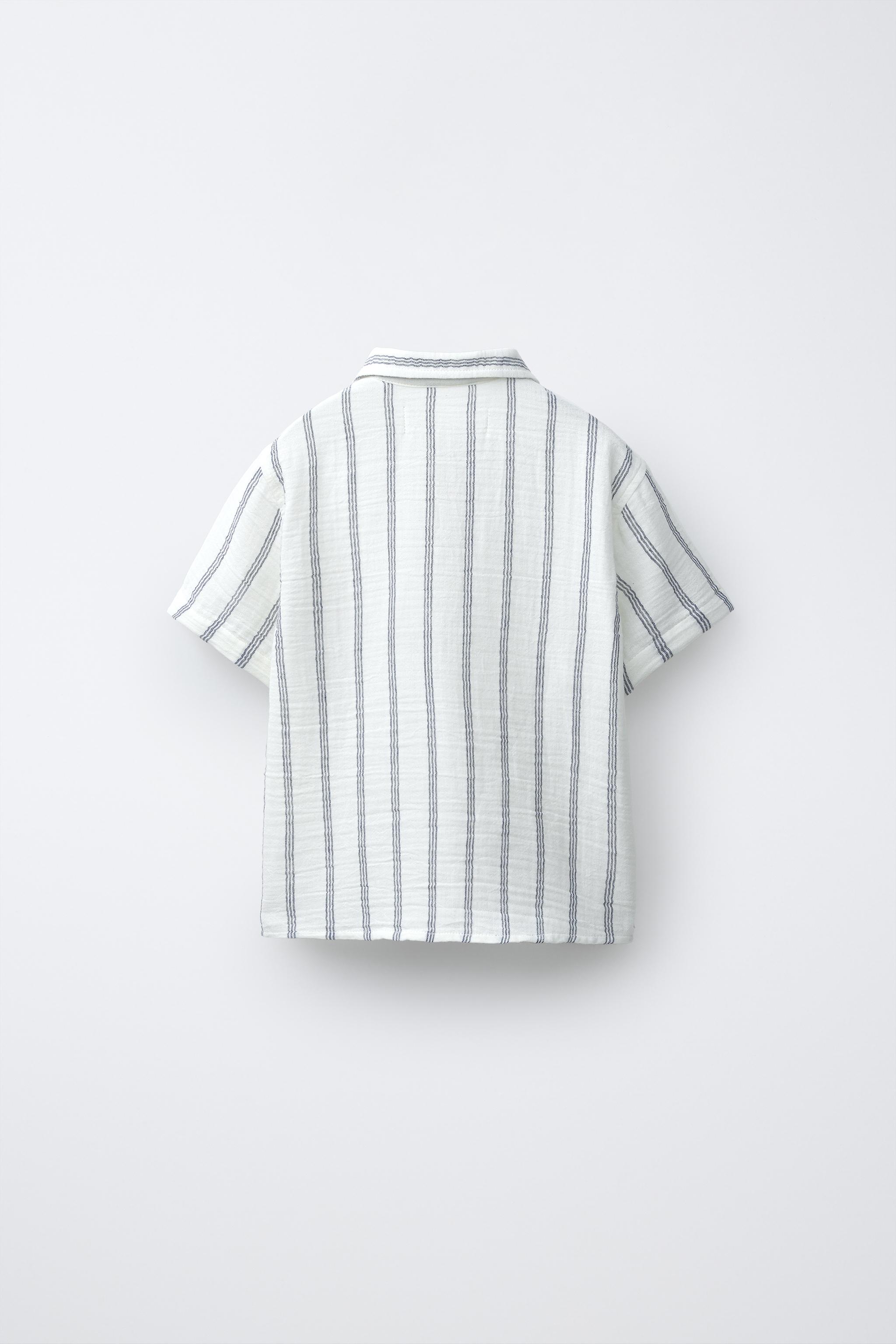 STRIPED TEXTURED SHIRT